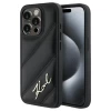 Чохол Karl Lagerfeld Diagonal Quilted Script для iPhone 14 Pro Max Black (KLHCP14XPQDSMGK)