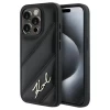 Чохол Karl Lagerfeld Diagonal Quilted Script для iPhone 13 Pro Black (KLHCP13LPQDSMGK)