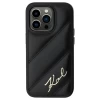 Чохол Karl Lagerfeld Diagonal Quilted Script для iPhone 13 Pro Black (KLHCP13LPQDSMGK)