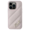 Чехол Karl Lagerfeld Diagonal Quilted Script для iPhone 14 Pro Pink (KLHCP14LPQDSMGP)