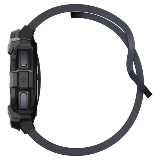 Чохол Spigen Rugged Armor для Samsung Galaxy Watch 7 44 mm Matte Black (ACS08337)