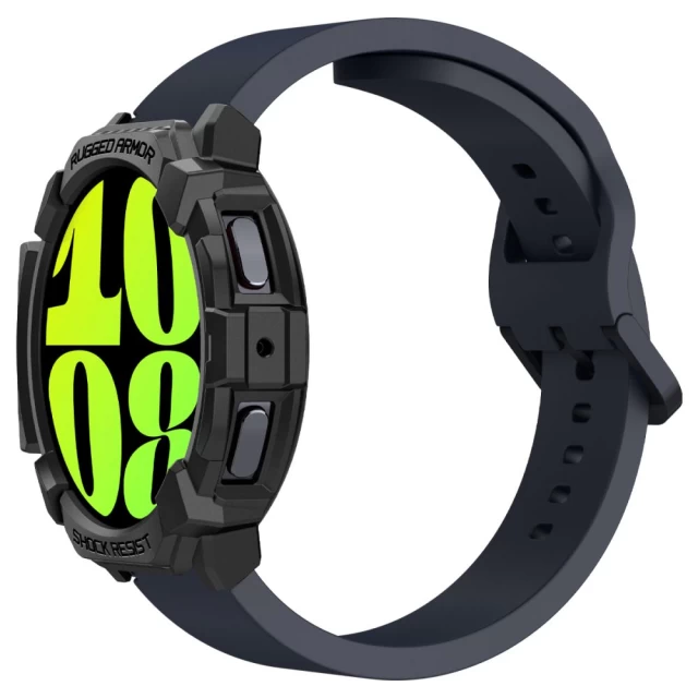 Чехол Spigen Rugged Armor для Samsung Galaxy Watch 7 44 mm Matte Black (ACS08337)