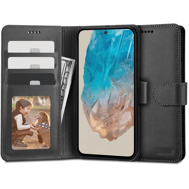 Чехол-книжка Tech-Protect Wallet для Samsung Galaxy M35 (M356) Black (5906302310357)