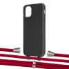 Чехол Upex Alter Eyelets for iPhone 11 Onyx with Aide Red and Casquette Silver (UP109649)