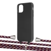 Чехол Upex Alter Eyelets for iPhone 11 Onyx with Aide Burgundy Camouflage and Casquette Silver (UP109673)