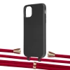 Чохол Upex Alter Eyelets for iPhone 11 Onyx with Aide Red and Casquette Gold (UP109684)