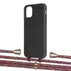 Чохол Upex Alter Eyelets for iPhone 11 Onyx with Aide Melanger and Casquette Gold (UP109713)