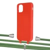 Чехол Upex Alter Eyelets for iPhone 11 Red with Aide Mint and Casquette Silver (UP109797)