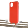 Чохол Upex Alter Eyelets for iPhone 11 Red with Aide Champagne and Casquette Silver (UP109801)