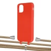 Чохол Upex Alter Eyelets for iPhone 11 Red with Aide Sand and Casquette Silver (UP109802)