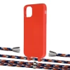 Чехол Upex Alter Eyelets for iPhone 11 Red with Aide Orange Azure and Casquette Silver (UP109812)