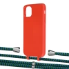 Чохол Upex Alter Eyelets for iPhone 11 Red with Aide Emeraude and Casquette Silver (UP109822)