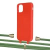 Чохол Upex Alter Eyelets for iPhone 11 Red with Aide Mint and Casquette Gold (UP109832)