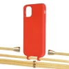 Чехол Upex Alter Eyelets for iPhone 11 Red with Aide Banana and Casquette Gold (UP109840)