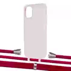 Чохол Upex Alter Eyelets for iPhone 11 Crepe with Aide Red and Casquette Silver (UP109929)
