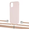 Чохол Upex Alter Eyelets for iPhone 11 Crepe with Aide Creole Pink and Casquette Silver (UP109944)