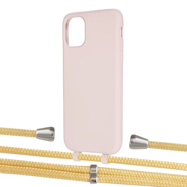 Чохол Upex Alter Eyelets for iPhone 11 Crepe with Aide Banana and Casquette Silver (UP109945)