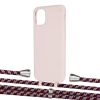 Чехол Upex Alter Eyelets for iPhone 11 Crepe with Aide Burgundy Camouflage and Casquette Silver (UP109953)