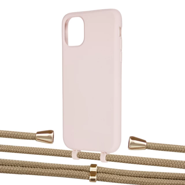 Чехол Upex Alter Eyelets for iPhone 11 Crepe with Aide Sand and Casquette Gold (UP109977)