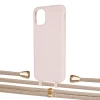 Чохол Upex Alter Eyelets for iPhone 11 Crepe with Aide Peony Pink and Casquette Gold (UP109978)