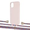 Чохол Upex Alter Eyelets for iPhone 11 Crepe with Aide Blue Sunset and Casquette Gold (UP109986)