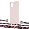 Чехол Upex Alter Eyelets for iPhone 11 Crepe with Aide Orange Azure and Casquette Gold (UP109987)
