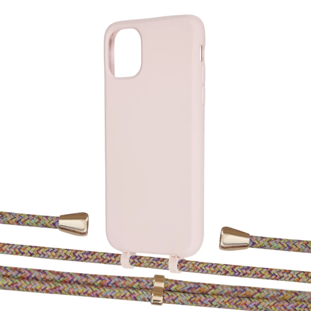 Чехол Upex Alter Eyelets for iPhone 11 Crepe with Aide Confondre and Casquette Gold (UP109994)