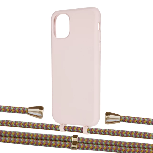Чехол Upex Alter Eyelets for iPhone 11 Crepe with Aide Couleur Vintage and Casquette Gold (UP109995)
