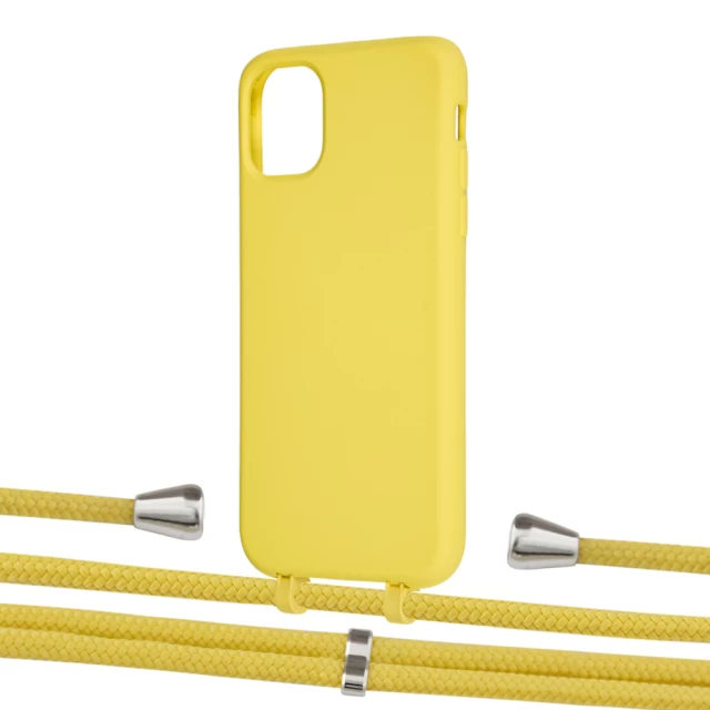 Чехол Upex Alter Eyelets for iPhone 11 Daffodil with Aide Corn and Casquette Silver (UP110071)