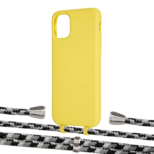 Чохол Upex Alter Eyelets for iPhone 11 Daffodil with Aide Life Road and Casquette Silver (UP110088)