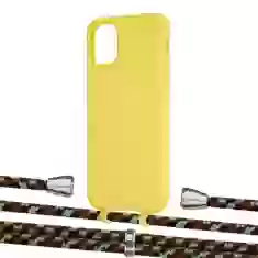 Чохол Upex Alter Eyelets for iPhone 11 Daffodil with Aide Cinnamon Camouflage and Casquette Silver (UP110095)