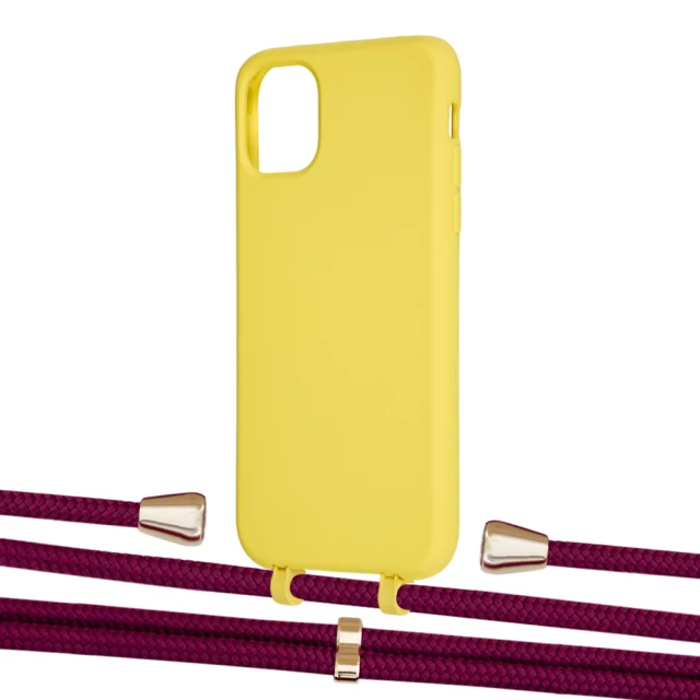 Чохол Upex Alter Eyelets for iPhone 11 Daffodil with Aide Byzantine and Casquette Gold (UP110107)