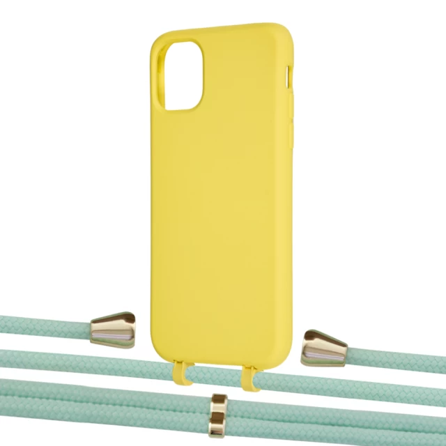 Чохол Upex Alter Eyelets for iPhone 11 Daffodil with Aide Pistachio and Casquette Gold (UP110108)