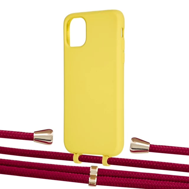 Чохол Upex Alter Eyelets for iPhone 11 Daffodil with Aide Chili Pepper and Casquette Gold (UP110115)