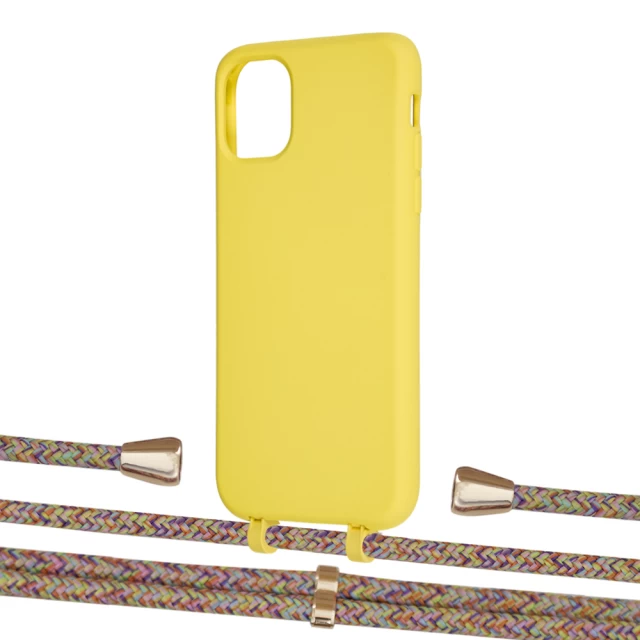 Чохол Upex Alter Eyelets for iPhone 11 Daffodil with Aide Confondre and Casquette Gold (UP110134)