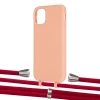 Чехол Upex Alter Eyelets for iPhone 11 Tangerine with Aide Red and Casquette Silver (UP110209)