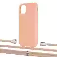 Чохол Upex Alter Eyelets for iPhone 11 Tangerine with Aide Creole Pink and Casquette Silver (UP110224)