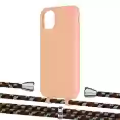 Чохол Upex Alter Eyelets for iPhone 11 Tangerine with Aide Cinnamon Camouflage and Casquette Silver (UP110235)