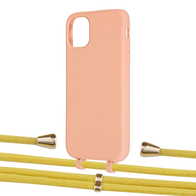 Чехол Upex Alter Eyelets for iPhone 11 Tangerine with Aide Corn and Casquette Gold (UP110246)