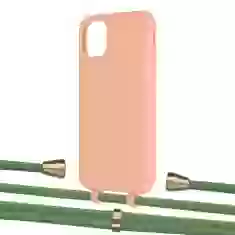 Чехол Upex Alter Eyelets for iPhone 11 Tangerine with Aide Mint and Casquette Gold (UP110252)