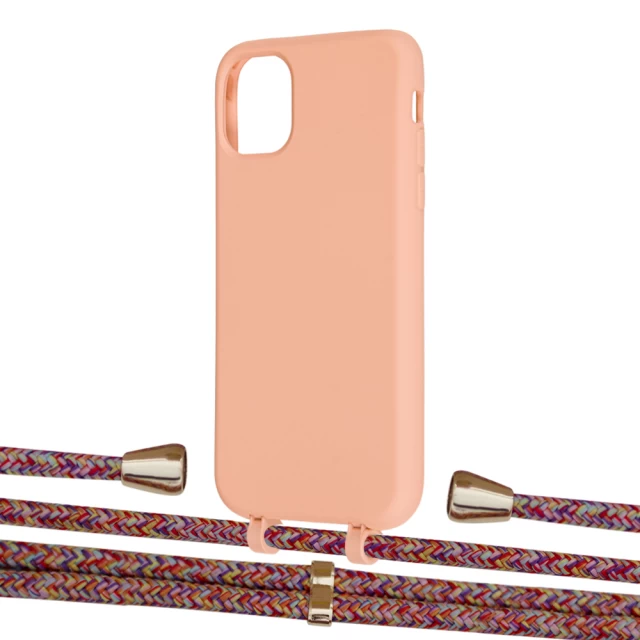 Чехол Upex Alter Eyelets for iPhone 11 Tangerine with Aide Melanger and Casquette Gold (UP110273)