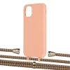 Чохол Upex Alter Eyelets for iPhone 11 Tangerine with Aide Couleur Vintage and Casquette Gold (UP110275)