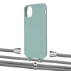 Чехол Upex Alter Eyelets for iPhone 11 Basil with Aide Gray and Casquette Silver (UP110359)