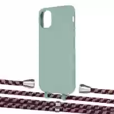 Чохол Upex Alter Eyelets for iPhone 11 Basil with Aide Burgundy Camouflage and Casquette Silver (UP110373)