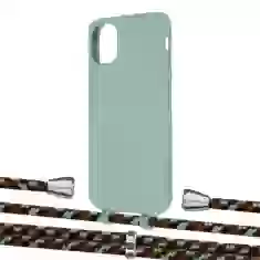 Чохол Upex Alter Eyelets for iPhone 11 Basil with Aide Cinnamon Camouflage and Casquette Silver (UP110375)