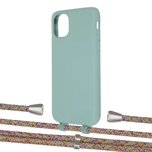 Чехол Upex Alter Eyelets for iPhone 11 Basil with Aide Confondre and Casquette Silver (UP110379)
