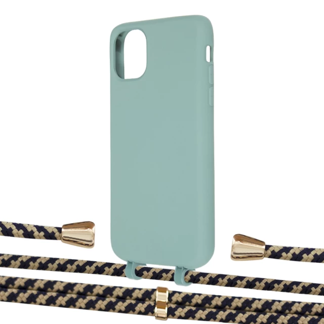 Чохол Upex Alter Eyelets for iPhone 11 Basil with Aide Copper and Casquette Gold (UP110401)