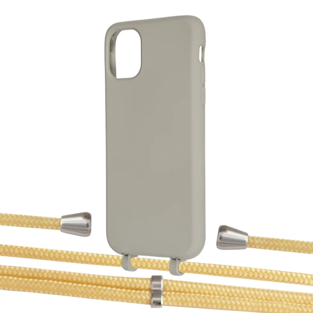 Чохол Upex Alter Eyelets for iPhone 11 Anchor with Aide Banana and Casquette Silver (UP110505)