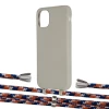 Чехол Upex Alter Eyelets for iPhone 11 Anchor with Aide Orange Azure and Casquette Silver (UP110512)