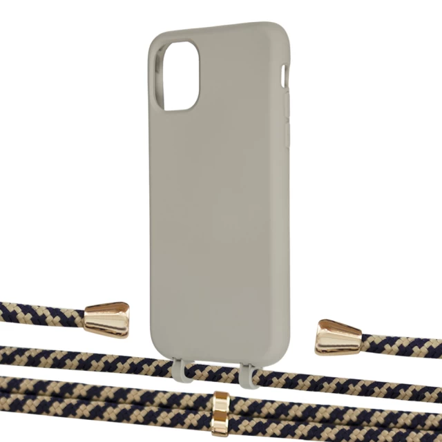 Чохол Upex Alter Eyelets for iPhone 11 Anchor with Aide Copper and Casquette Gold (UP110541)